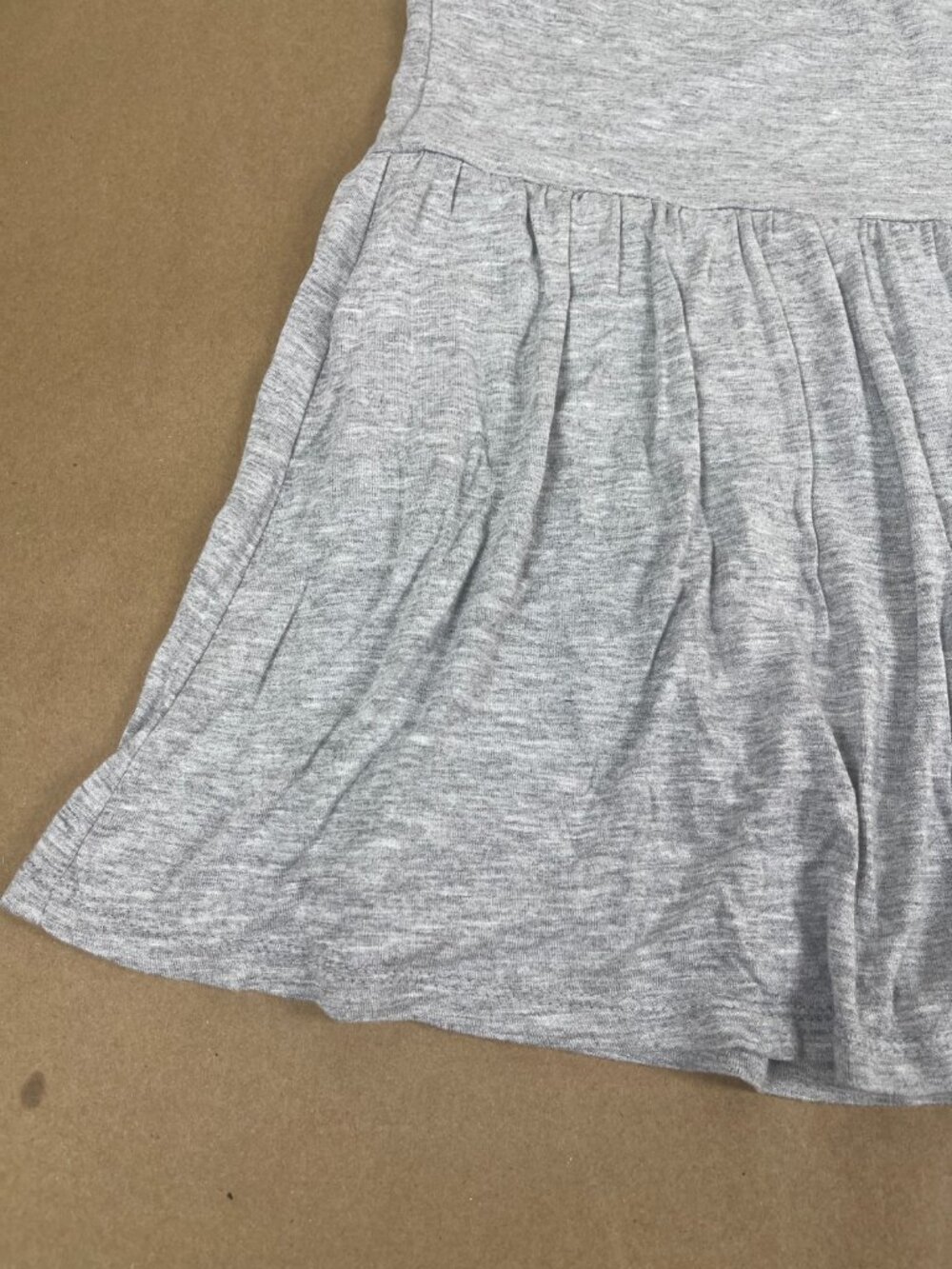 No Boundaries Gray Flared Mini Skirt Stretch Pull On Rayon Size M 8-10 - Picture 2 of 12